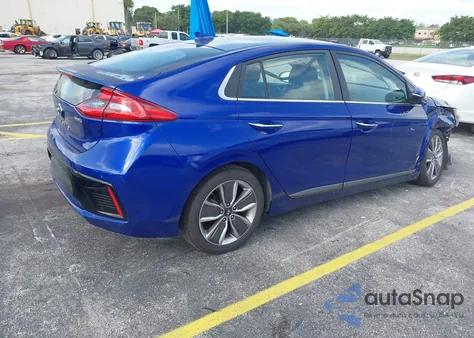 2019 Hyundai Ioniq Hybrid Limited from USA, damaged, VIN KMHC05LC2KU163708